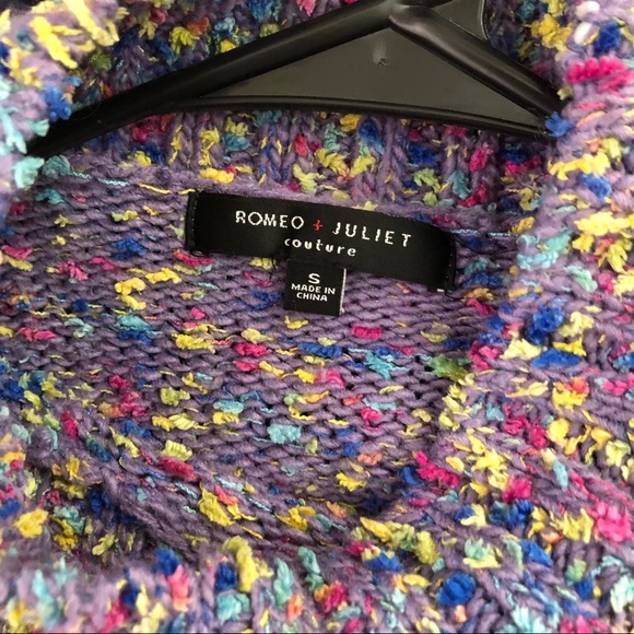 Purple Cropped Turtleneck - Picture 3 of 3